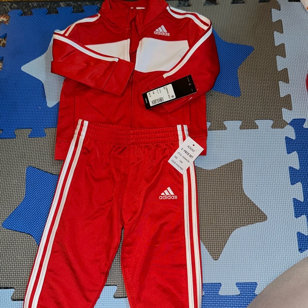 adidas track suit set